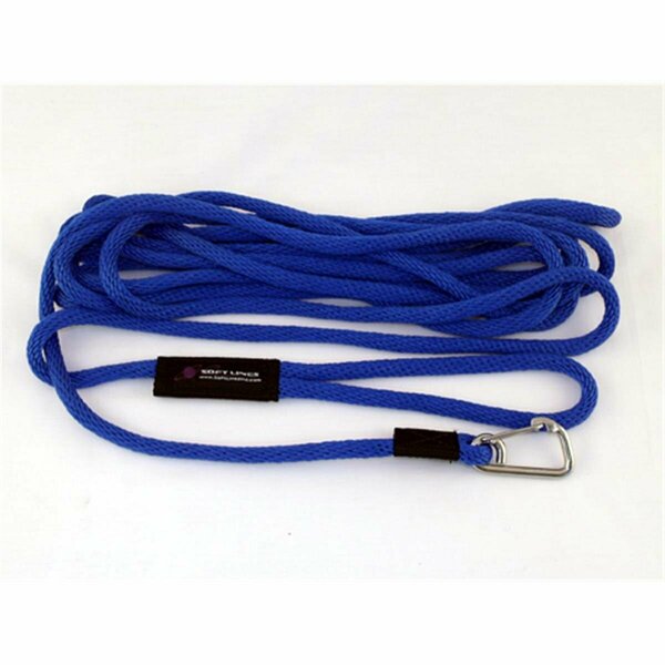Soft Lines Floating Dog Swim Snap Leashes 0.37 In. Diameter By 30 Ft. - Pacific Bllue SO456501
